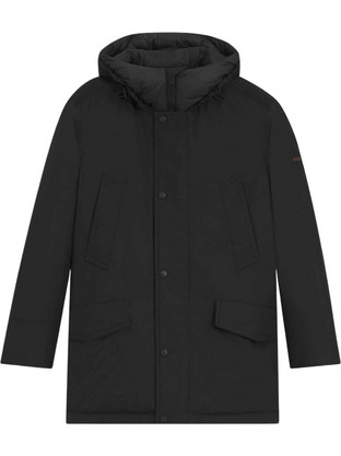 Hugo Boss Ανδρικό Μπουφάν Χειμωνιάτικο Παρκά Μαύρο 50547078-001
