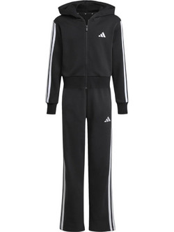 Adidas Παιδικό Σετ Φόρμας Μαύρο Λευκό JM1490