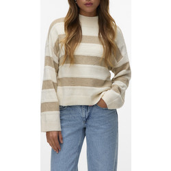 Vero Moda Γυναικεία Πλεκτή Μπλούζα Εκρού Ταμπά 10331538