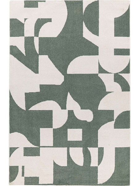 Royal Carpet Century Χαλί Ορθογώνιο Shaggy 200x250cm 486A Green Cream
