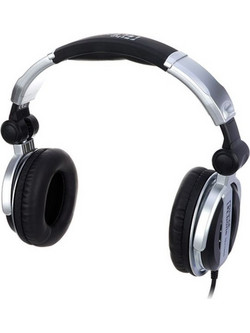 T.Bone TDJ 1000 Ενσύρματα Ακουστικά Studio On Ear Μαύρα Ασημί