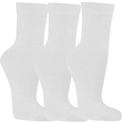 FMS Βαμβακερές Γυναικείες Κάλτσες Λευκές 3Pack MW1-2500-016