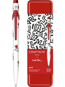 Caran d'Ache 849 Keith Haring Σετ Στυλό Διαρκείας 1mm Μαύρο 233.353793