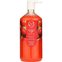 Fresh Line Strawberry & Milk Αφρόλουτρο σε Gel 1lt