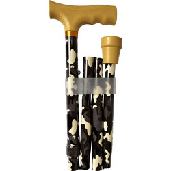 Medical Brace Camouflage Army Μπαστούνι Μονόποδο Αλουμινίου Σπαστό 83-95cm MB.HC0361