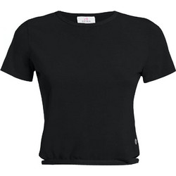 Deha Γυναικείο Αθλητικό Crop Top Μαύρο B64010-10009