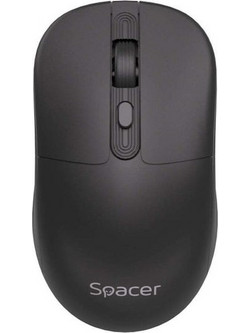 Spacer SPMO-WS03-BT Ασύρματο Bluetooth Ποντίκι Black