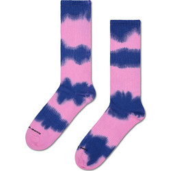 Happy Socks Βαμβακερές Γυναικείες Κάλτσες Μπλε Ροζ με Σχέδια P003110