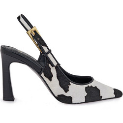 Exe Γόβες Slingback με Λεπτό Ψηλό Τακούνι Λευκές V470084154R0