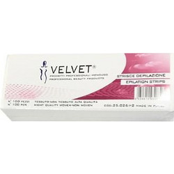 Velvet Ταινίες Αποτρίχωσης για Κερί 20cm 100τμχ