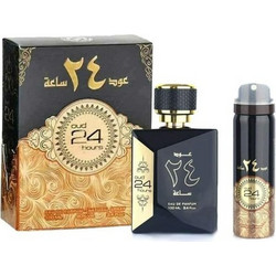 Ard Al Zaafaran Oud 24 Hours Eau de Parfum 100ml + Deodorant Spray 50ml