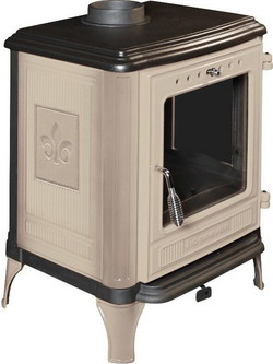 Thermozoff 8005 Μαντεμένια Ξυλόσομπα 7kW Μπεζ