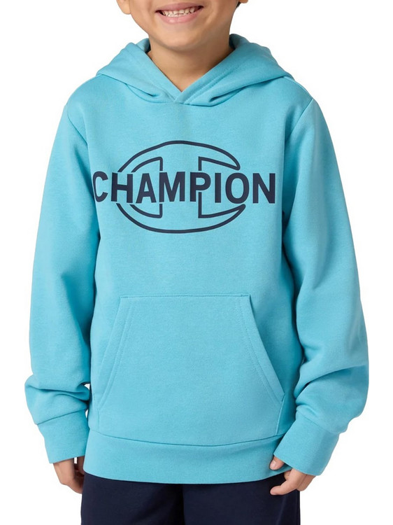 Champion Παιδικό Φούτερ με Κουκούλα Γαλάζιο 307253-BS205