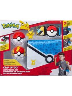 Jazwares Pokemon Clip 'N' Go Bandolier Set Pikachu PKW4171