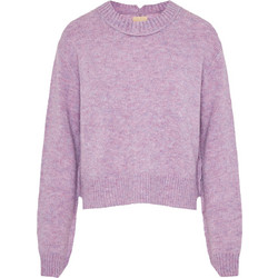 Funky Buddha Γυναικεία Πλεκτή Μπλούζα Λιλά FBL012-108-09