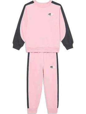 Nike Παιδικό Σετ Φόρμας Ροζ Γκρι 36N293-A0W