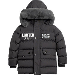 Funky Παιδικό Μπουφάν Χειμωνιάτικο Puffer Αντιανεμικό Ανθρακί 226-318107-2
