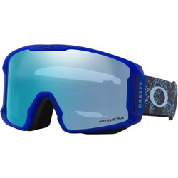 Oakley Line Miner M OO7093-87 Μάσκα Σκι & Snowboard Ενηλίκων Μπλε Μπορντό Μωβ με Φακό Καθρέπτη Μπλε