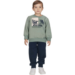Joyce Dreams Wild Παιδικό Σετ Φόρμας Πράσινο Mint Navy Μπλε 2562124