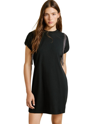 Pepe Jeans Elsie Mini Βραδινό Φόρεμα Μαύρο PL9537740-999