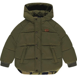 Boboli Παιδικό Μπουφάν Χειμωνιάτικο Puffer Χακί SSA25507179
