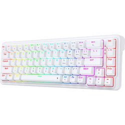 Redragon K709 Μηχανικό Gaming Πληκτρολόγιο 65% με Outemu Red Διακόπτες RGB White