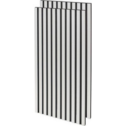 t.akustik Stripe Absorber 120 Ηχοαπορροφητικά Πάνελ 120x60x37cm 2τμχ White Wood