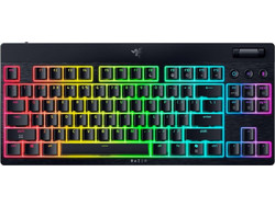 Razer BlackWidow V4 Low Profile Ασύρματο Μηχανικό Gaming Πληκτρολόγιο TenKeyLess με Razer Green Διακόπτες RGB Black