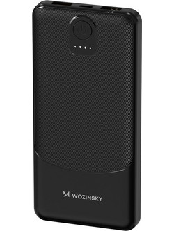 Wozinsky Wpower WPBBK-2 Power Bank 10000mAh 10W με 2 Θύρες USB-A Black