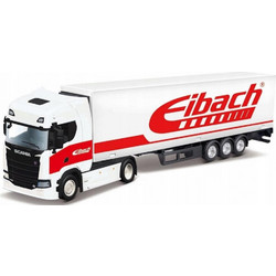 Bburago Street Fire Haulers With Trailer Scania 770S Eibach