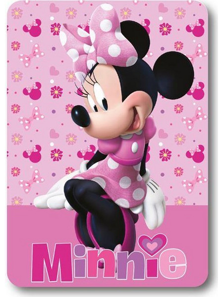 Dimcol Minnie 37 Κουβέρτα Κούνιας Fleece 100x140 Ροζ
