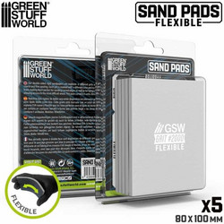 Green Stuff World Rigid Sanding Pads 2000 Grit Grey