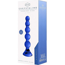 Shots Chrystalino Stretch Πρωκτικό Dildo 18cm Μπλε