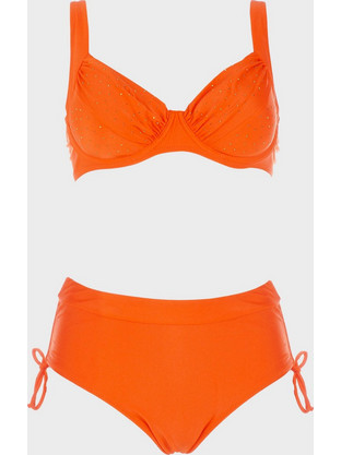 Gsecret Bikini Set Ψηλόμεσο Πορτοκαλί SQ66525-33864