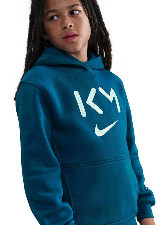 Nike Παιδικό Φούτερ με Κουκούλα Πετρόλ II1502-301