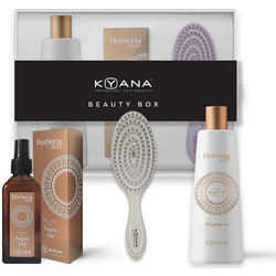 Kyana Shiny Σετ Περιποίησης Μαλλιών Βούρτσα + Λάδι 250ml + Σαμπουάν 250ml