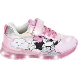 Cerda Minnie Mouse Παιδικά Sneakers με Φωτάκια Ροζ 2300006764