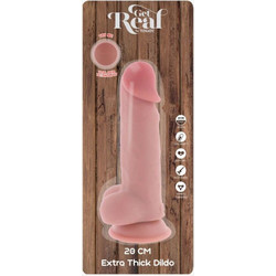 ToyJoy Get Real Deluxe Ρεαλιστικό Dildo με Βεντούζα & Όρχεις 20cm Flesh D-244861