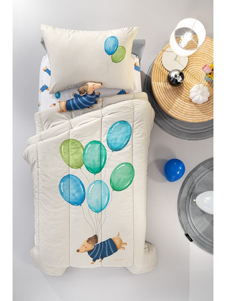 Saint Clair Παιδικό Κουβερλί Μονό Microfiber 160x220 Pet Μπεζ