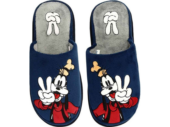 Parex Goofy Χειμερινές Ανδρικές Παντόφλες Ανατομικές Navy Μπλε 10124168