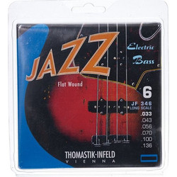 Thomastik-Infeld Jazz JF346 Σετ 6 Χορδές Ηλεκτρικού Μπάσου Nickel Plated Steel 33-136"