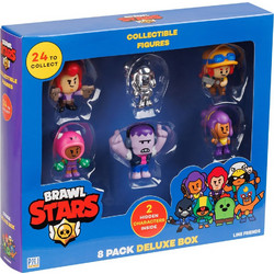 PMI Brawl Stars Collectible Figures 8 Pack Deluxe Box C