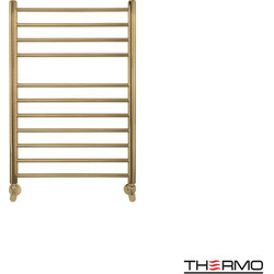 Thermo Bellavia Brushed Gold PVD Πετσετοκρεμάστρα Μπάνιου Καλοριφέρ 750x500mm 204kcal/h Χρυσή