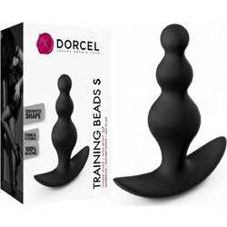 Dorcel Training Beads Taille Small Πρωκτική Σφήνα 10cm Μαύρη