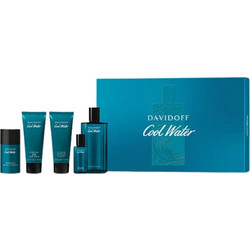 Davidoff Cool Water Eau de Toilette 125ml + 15ml + After Shave Balm 75ml + Shower Gel 75ml + Deodorant Stick 75ml