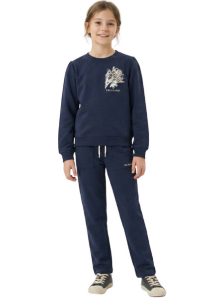 Trussardi Παιδικό Σετ Φόρμας Navy Μπλε TGA24067CF-W8183
