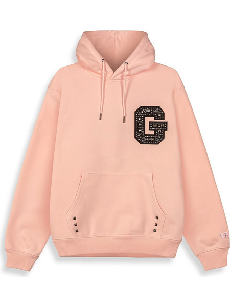 Grimey Ανδρικό Φούτερ με Κουκούλα & Τσέπες Ροζ GCH645-PNK