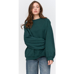 24colours Γυναικείο Φούτερ Oversized Κυπαρισσί 50832C