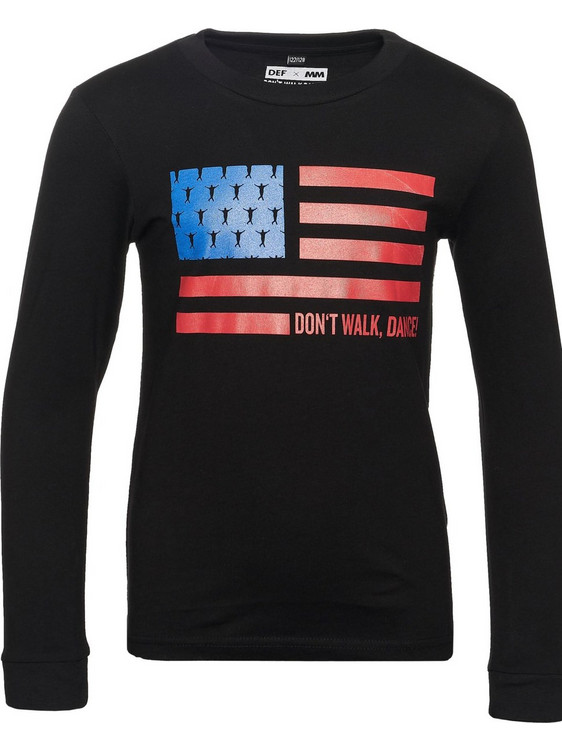 Def Παιδικό T-Shirt Μακρυμάνικο Μαύρο DFKMMLS002-00007