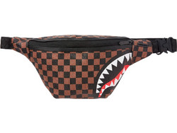 Sprayground Big City Emboss Ανδρικό Τσαντάκι Μέσης Αδιάβροχο Καφέ B8240